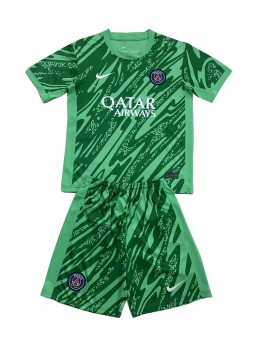 Paris Saint-Germain Torwart Heimtrikotsatz für Kinder 2024-25 Kurzarm (+ Kurze Hosen)